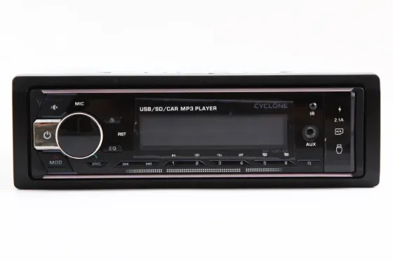 Автомагнітола Cyclone MP-1091 RGB BT/USB+USB Charge/MicroSD/ISO/доп. розєм /ПДУ/Eway Link Вінниця