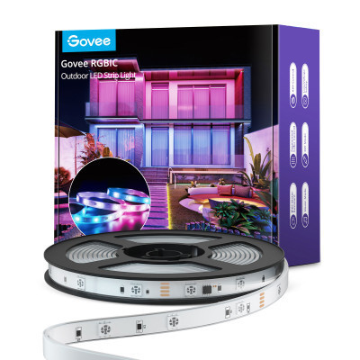 Светодиодная лента Govee Phantasy Outdoor LED RGBIC Strip Lights 10м Білий (H61723D1) Винница - изображение 9