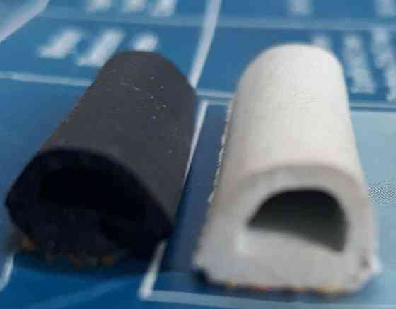 Ущільнювач самоклеючий гумовий для вікон та дверей профіль D 9х7.5 (100м) чорний Павлоград