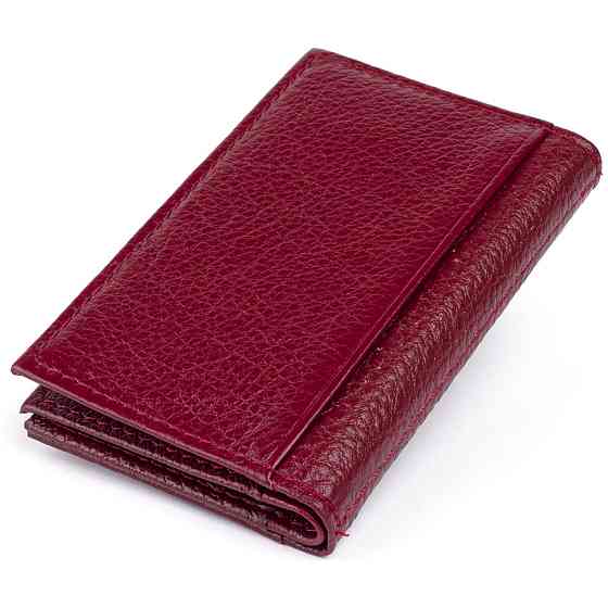 Візитниця-книжка ST Leather 19218 Бордова Київ