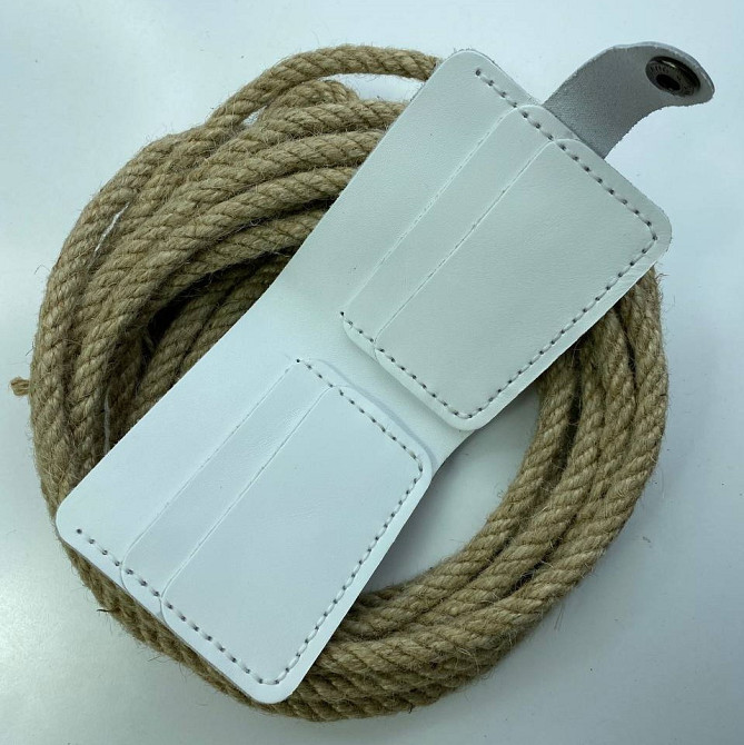 Гаманець жіночий Біфолд Білий шкіряний маленький, стильний, модний, з відділеннями для карт та купюрMasterSem Київ - фото 3