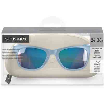 Дитячі сонцезахисні окуляри Suavinex зі стрічкою, напівкругла форма, 24-36 місяців, сині (308546) Вінниця