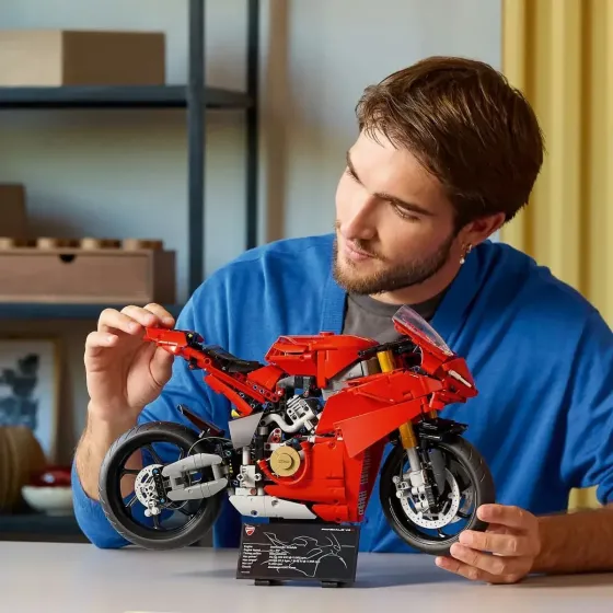 КонструкторTechnic Мотоцикл Ducati Panigale V4 S, 1603 деталей совместимый с lego лего Киев