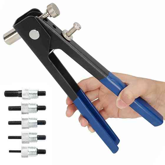 Різьбовий заклепочник + насадки M3-M8 (5шт) SBR Київ