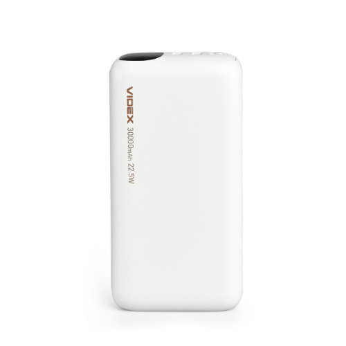 Павербанк 30000mAh Videx VPB-297-W 22,5W білий Житомир