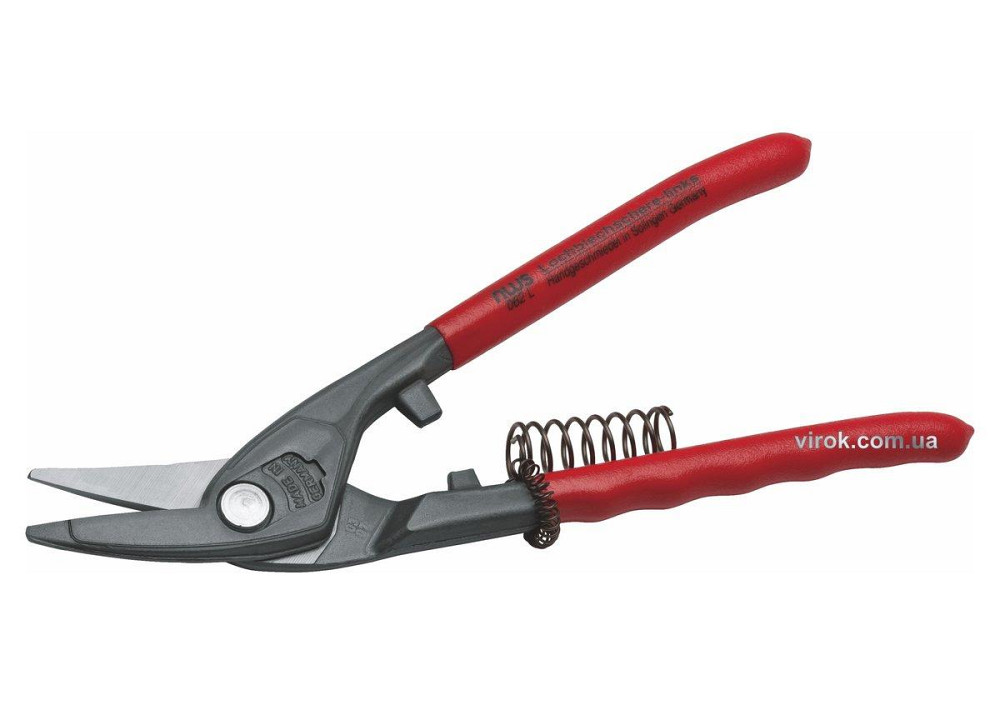 Ножиці для листового металу NWS : ліві, t= 0.8-1.0 мм, леза L= 42 мм, H= 250 мм Одесса - изображение 1