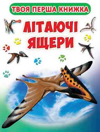 Книга "Книга-картонка А-4 "Твоя перша книга. Літаючі ящери (код 416-6)" (укр.)" , шт Київ