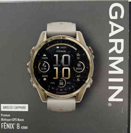 Garmin Fenix 8 43 mm AMOLED Sapphire — Нові, запечатані. Київ
