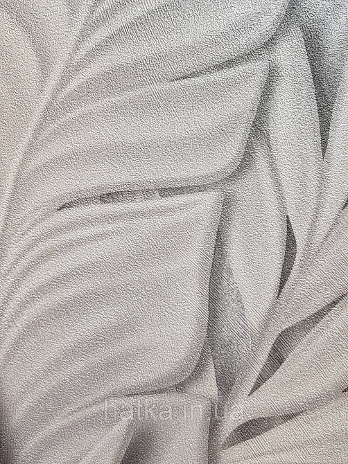 Шпалери метрові вінілові на флізеліні Sintra Vila листя гілки сірі сріблясті 533406 Київ - фото 3