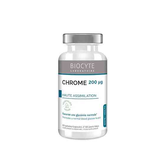 Biocyte Підтримка нормального рівня цукру в крові Chrome, 60 капсул Дніпро