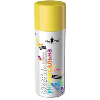 Аэрозольная краска для автомобиля New Ton універсальна 1016 лим.-жовта, аер. 400 мл (000000203) Винница
