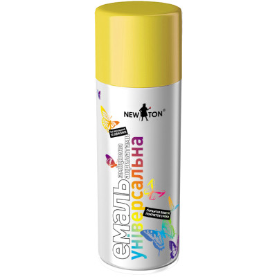 Аэрозольная краска для автомобиля New Ton універсальна 1016 лим.-жовта, аер. 400 мл (000000203) Винница - изображение 1