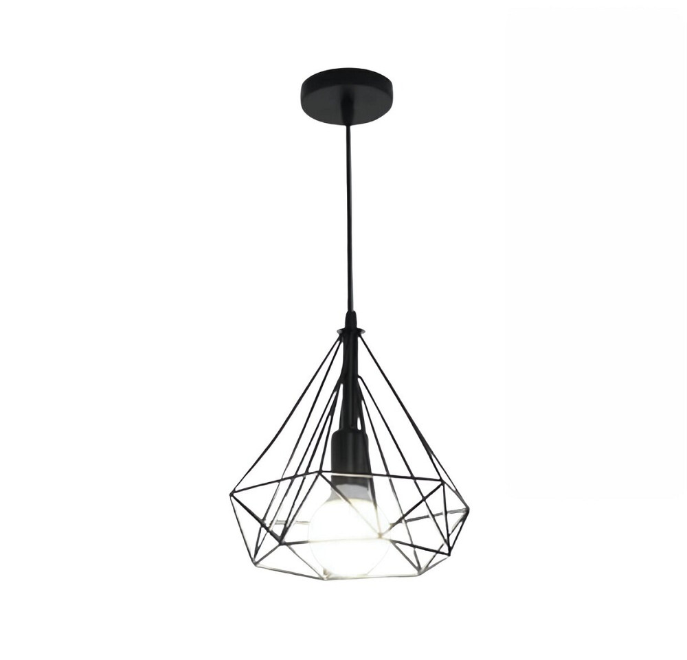 VALESO Підвісний світильник на один плафон VALESO TY01A-1 Лофт чорний E27 Коломия - фото 2