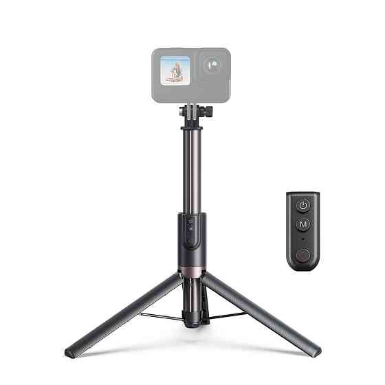 Штатив монопод з пультом для телефону екшн-камери 24-130см Telesin TE-RCSS-003 Київ