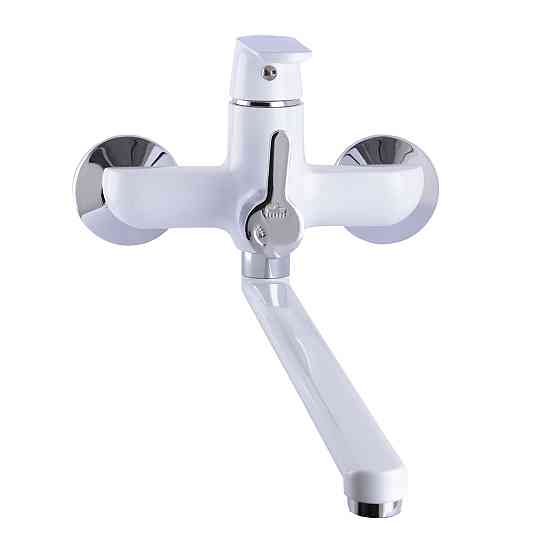 Змішувач для ванної Globus Lux Laguna GLA-0208-7-WHITE EURO Луцк