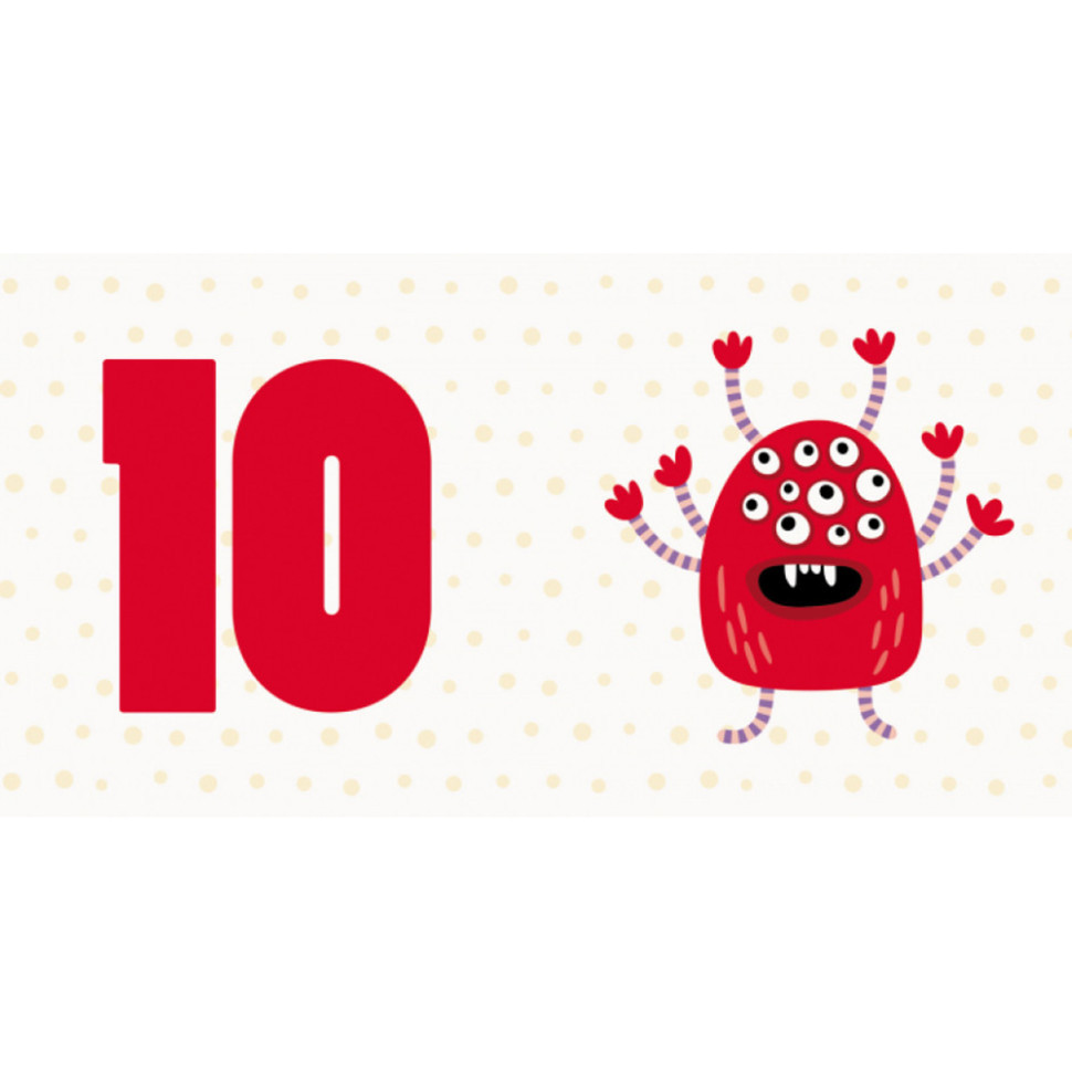 Розвиваючі пазли-половинки "Рахуємо очі монстриків" 975003 з'єднуємо цифри Вінниця - фото 3