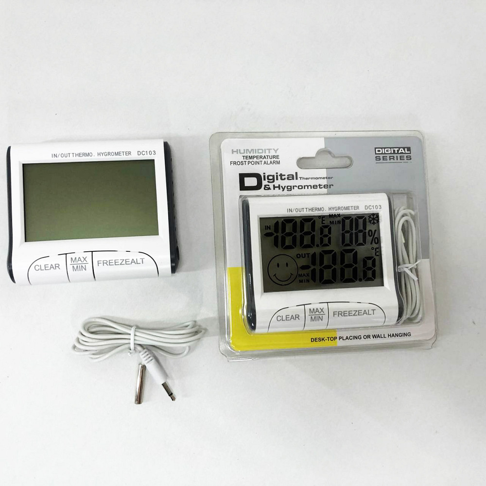 Часы с внутренним и наружным датчиком, Термогигрометр температуры, Часы с измерением влажности UY-81 Львов - изображение 4