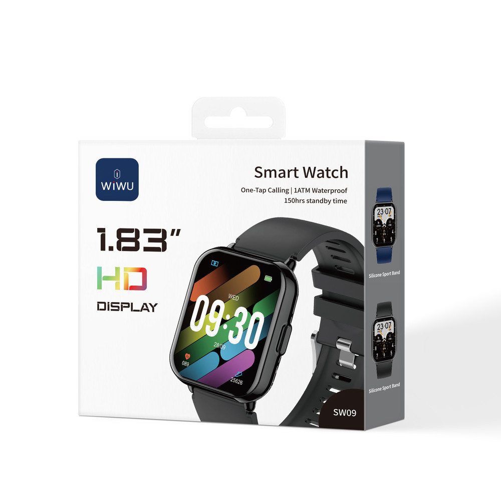 Смарт-часы WIWU Smart Watch SW09 Black Одесса - изображение 2