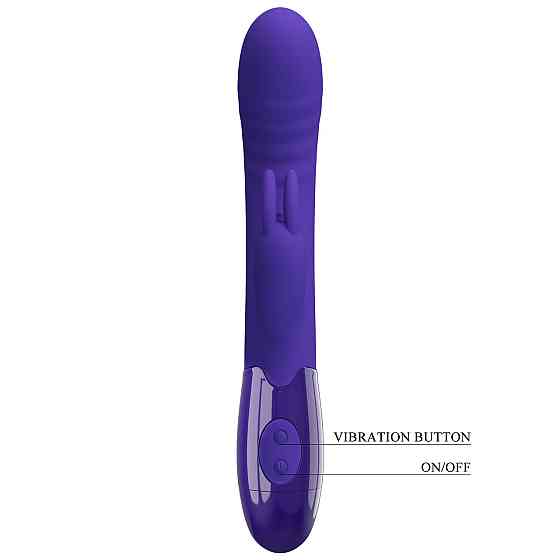 Вібратор - Pretty Love Cerberus Licking Vibrator Blue Sex Aura Київ