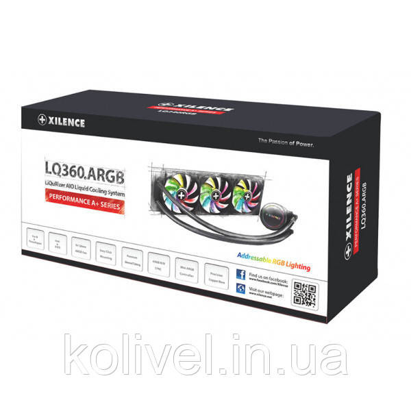 Система водяного охолодження Xilence LiQuRizer 360 ARGB (XC980) Киев - изображение 3