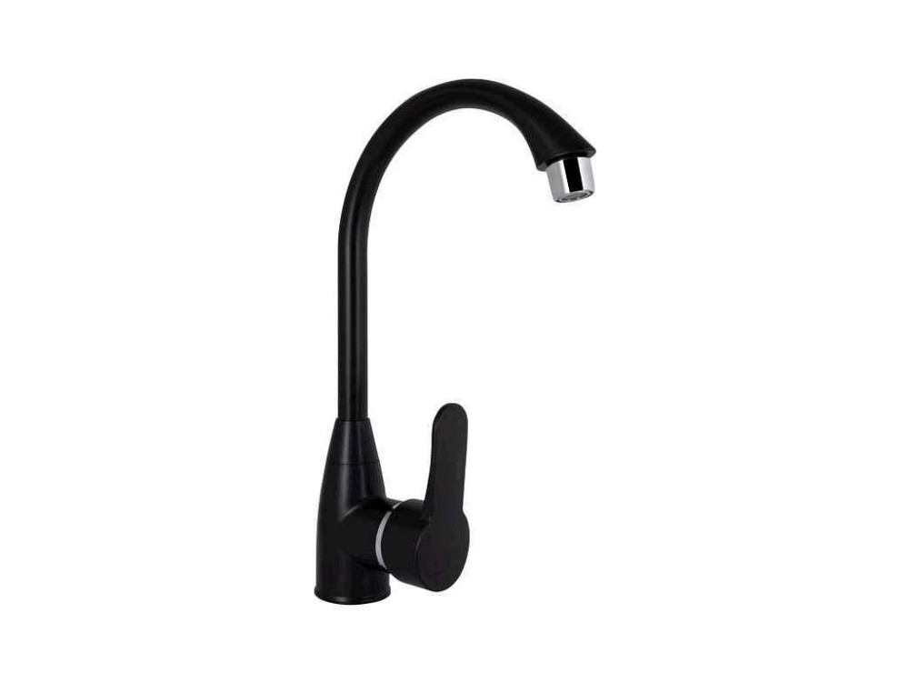 Смеситель на мойку черный 35B 007 (k40) BRIN35B007 ТМ Brinex Киев - изображение 1