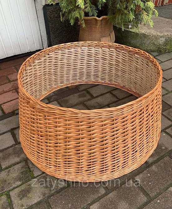 Кошик під ялинку кошик коло для ялинки |плетений кошик підставка для ялинки Київ - фото 2