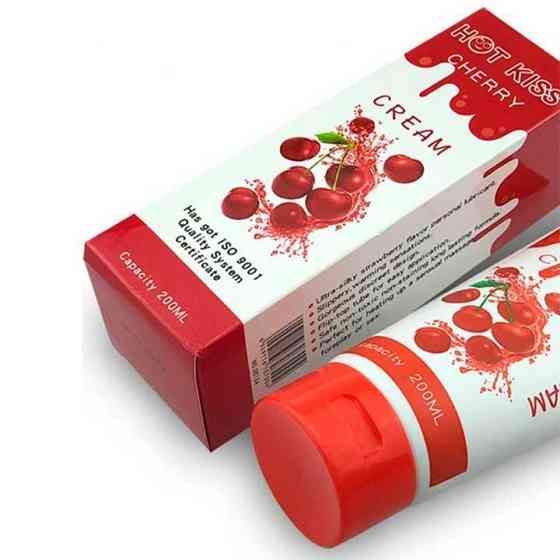 Лубрикант "Hot Kiss" 200 мл - Вишня - Інтимна змазка Вінниця