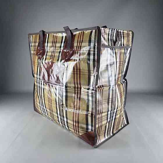 Сумка господарська, поліпропіленова, з кольоровим малюнком No3 Щільна (50x45x21) (1 шт.) Харків