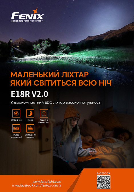 Ліхтар ручний Fenix E18R V2.0 Рівне - фото 7