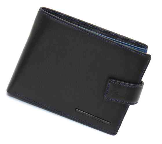 Чорний стильний чоловічий гаманець з блоком для документів із натуральної шкіри Marco Coverna MC-1006 A 1221 Київ