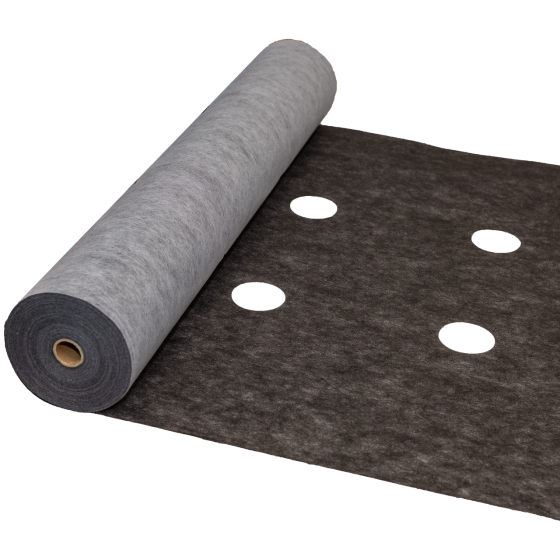 Агроволокно 50 г/м², 1.07×100 м чорно-біле з перфорацією 2 отвори Дніпро