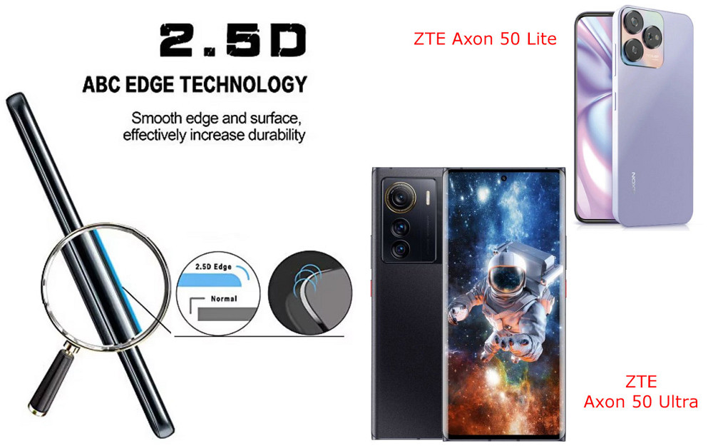 Захисне скло ArmorGlass для ZTE Axon 50 Lite, ZTE Axon 50 Ultra – стійке до подряпин та ударів Київ - фото 2