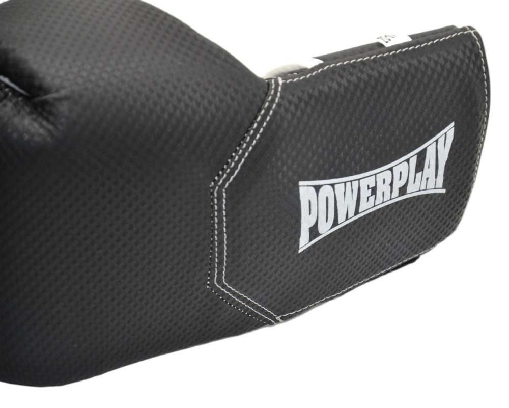 Боксерські рукавиці PowerPlay 3011 Evolutions Чорно-Білі карбон 16 унцій Кам'янське - фото 10