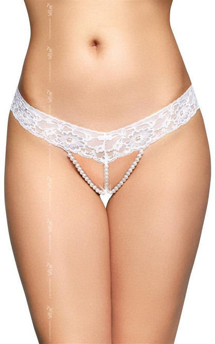 Жіночі стрінги - G-String 2491, white - S/M Sex Aura Київ - фото 1