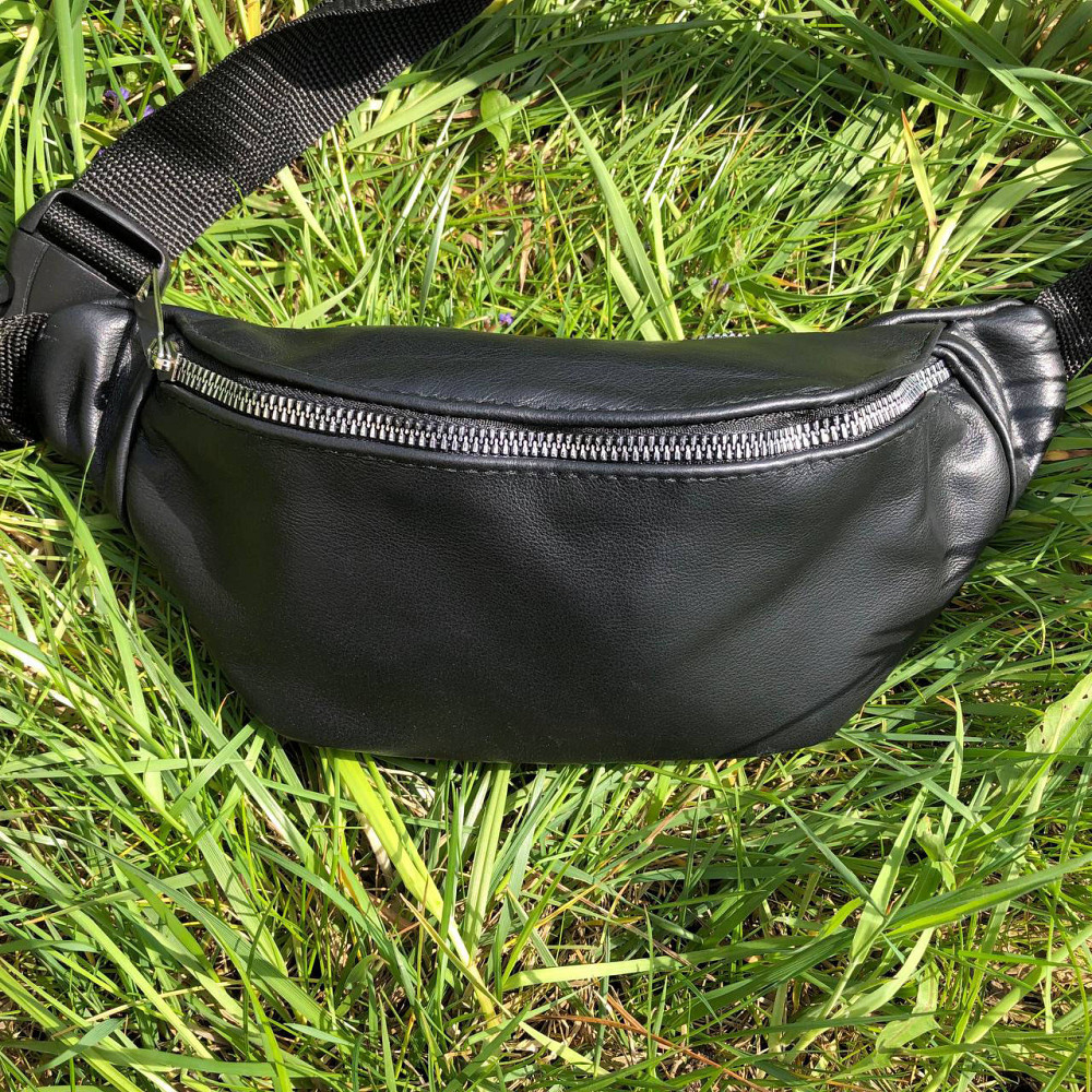 Мужская кожаная бананка, кожаная сумка бананка через плечо, мужская кожаная бананка на пояс Киев - изображение 5