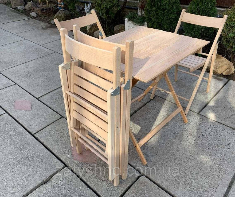 Набор складной мебели из бука Киев - изображение 8