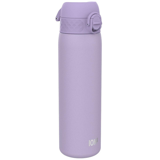 Пляшка для води металева ION8 600 мл. Stainless Steel, Light Purple Кам'янське - фото 1