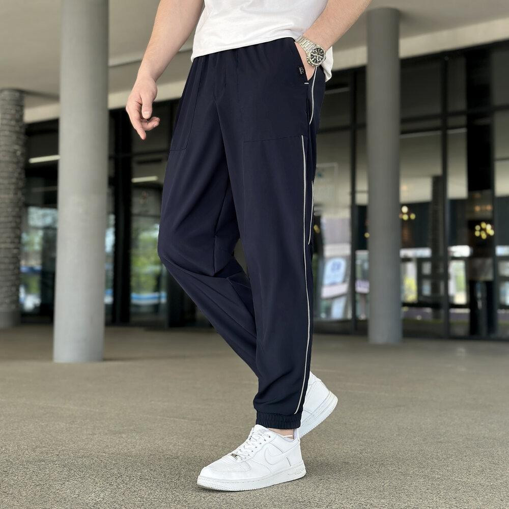 Весняні чоловічі джогери темно-сині Pobedov Weekend Київ - фото 3