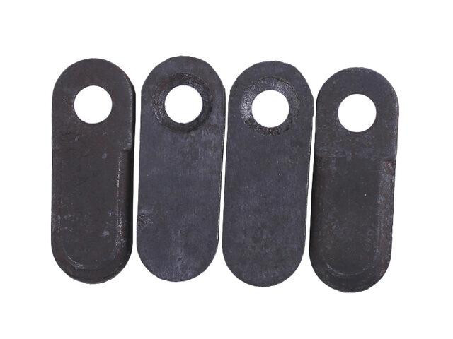 Нож режущий прямоугольный,  на роторную косилку KRO 900 к-т: 4 шт. Мукачево - изображение 2