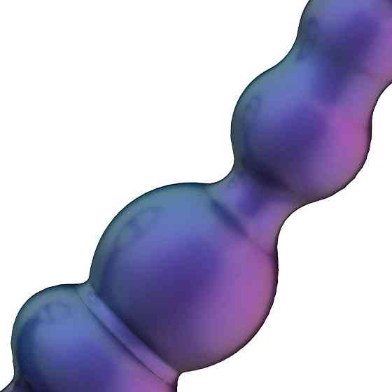Анальний вібратор з ерекційним кільцем Hueman - Stellar Force Anal Beads with Cockring Sex Aura Київ