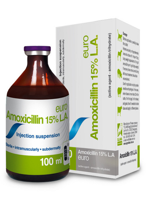 Амоксициллин 15% 100 мл EURO Винница - изображение 1