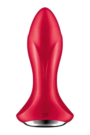 Анальна смарт-вібропробка із перлинним масажем Satisfyer Rotator Plug 1+ Red Львів