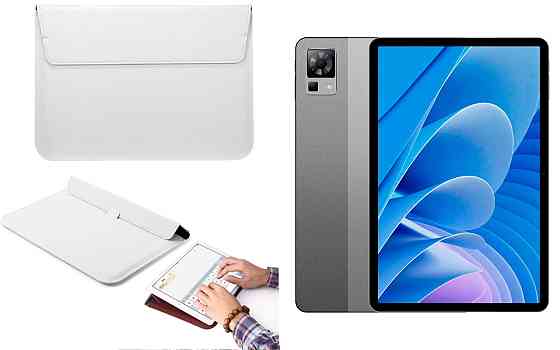Чохол-конверт VitoCase для DOOGEE T30, T30 Pro, з функцією підставки для планшета Білий Київ