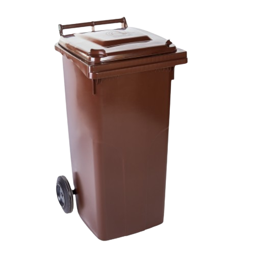 Контейнер для ТПВ 240 л пластик темно-коричневий Алеана Житомир