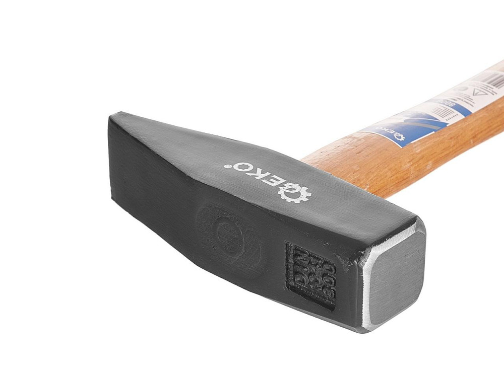 Молоток слюсарний "GeKo"-premium 0,8 кг з дерев'яною ручкою Київ - фото 2