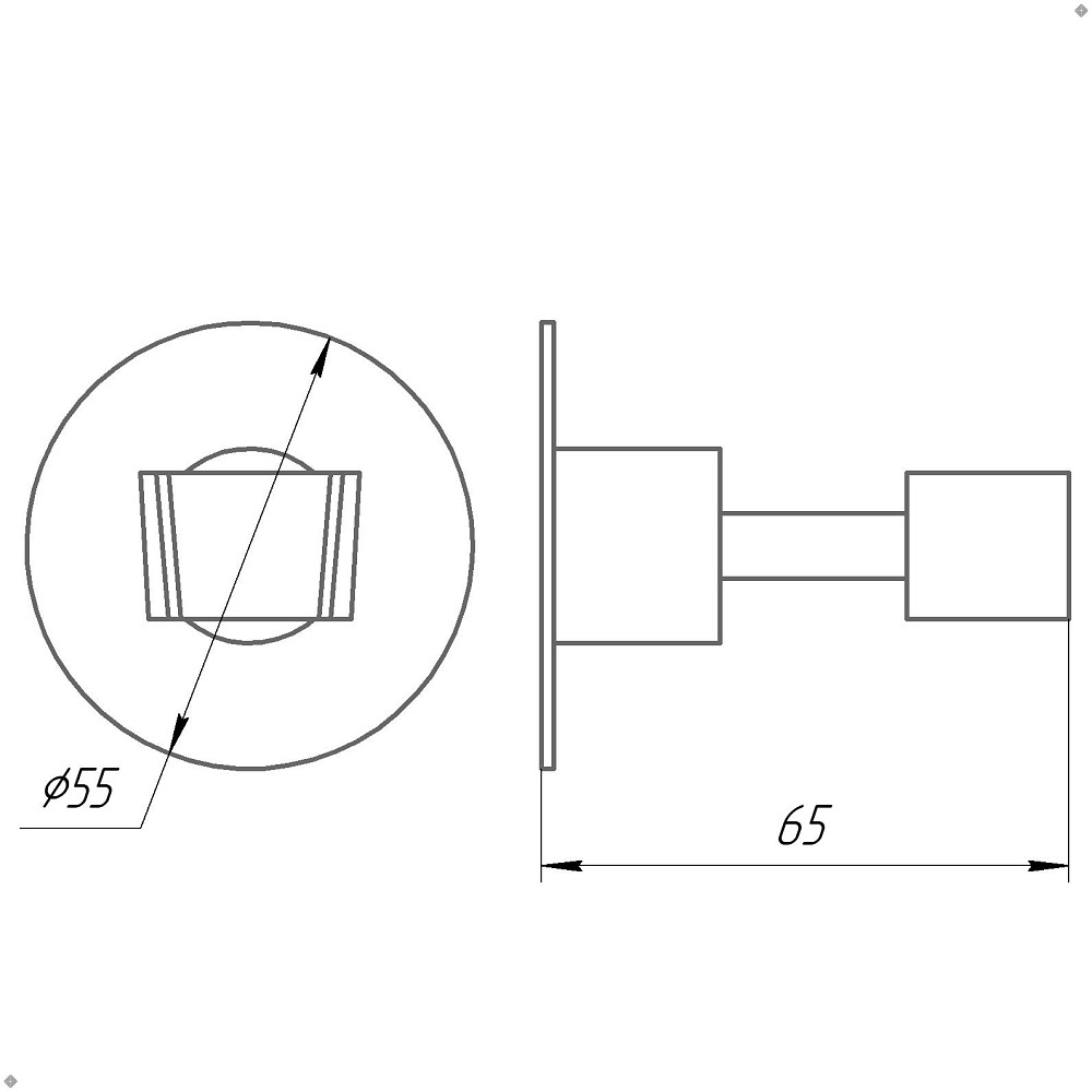 Тримач-кронштейн для душової лійки Globus Lux SS8025  SUS304 Тернополь - изображение 4