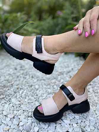 teona Босоніжки жіночі TEONA 108 пудра (літо, шкіра натуральна) (4097) Коломия