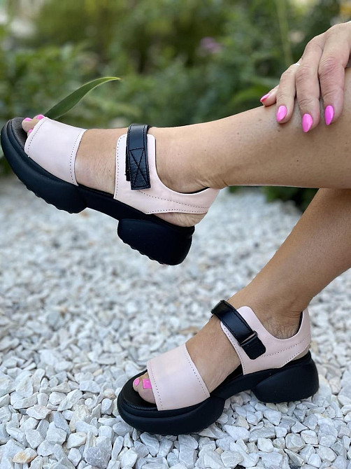 teona Босоніжки жіночі TEONA 108 пудра (літо, шкіра натуральна) (4097) Коломия - фото 6