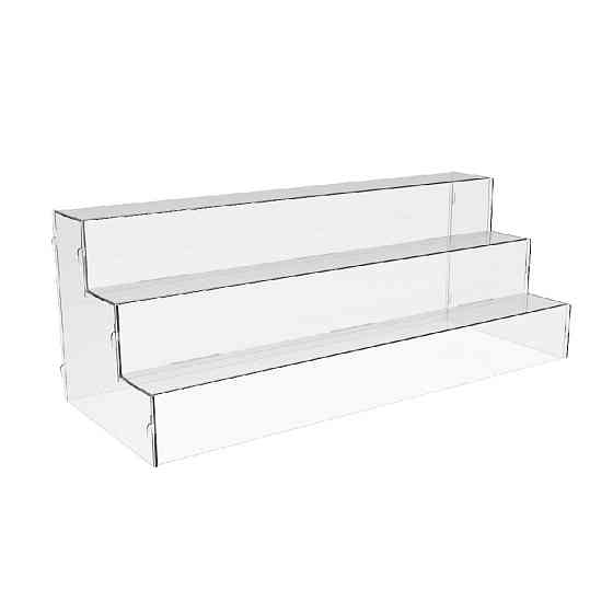 Товарна горка EKOSTAR на 3 сходи з акрилу 400x150x150 Київ