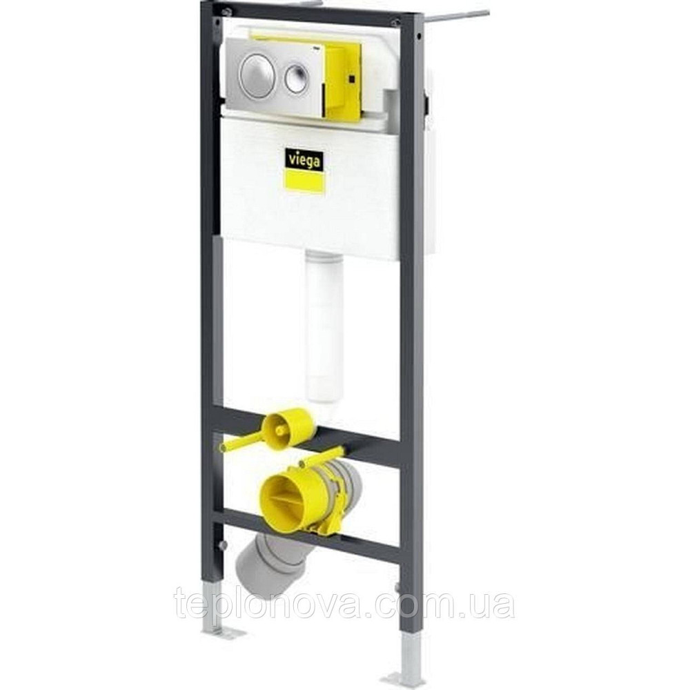 Модуль-бачок для підвісного унітаза Prevista Dry VIEGA 792855 (з кнопкою та кріпленням) Чернівці - фото 1